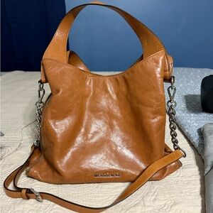 Michael Kors Brown Leather Shoulder Bag